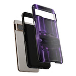 Matte Gray MK4 Supra Violet Neon Pillars Case