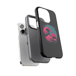 Great Dream Wave Circular Badge Vaporwave Phone Case – Japanese Aesthetic