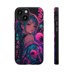 Vaporwave Kohat Pink Anime Girl Phone Case – Japanese Aesthetic