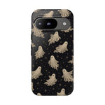 Vintage Ghost Pattern phone case | Halloween spooky stars design