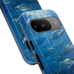 Amberjack School Phone Case, Open Water Sunlight Tough Cover