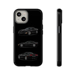 Black C5 Corvette Sports Car Phone Case Tough Multi View Print