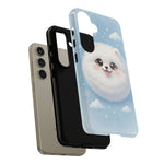 Samoyed Kawaii Snowball Chibi Art Tough Phone Case