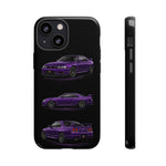 Purple R33 Skyline GTR JDM Sports Car Phone Case Tough Multi View