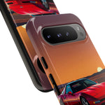 Red C4 ZR-1 King of the Hill Art Tough Phone Case