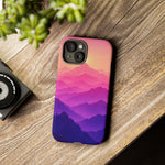 Pastel Mountain Haze Vaporwave Art Tough Phone Case
