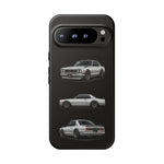Silver Hakosuka Skyline Classic Sports Car Tough Phone Case for JDM Fans