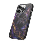 French Bulldog Galaxy Marble Art Tough Phone Case