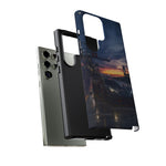 C8 GT Race Car Pit Lane Sunset Phone Case Tough Case