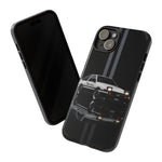 AE86 Phone Case, White 85 JDM Drift Icon Stripe Studio Cover