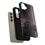 FC RX-7 Pink Neon Fog Column Tough Case