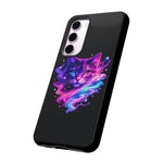 Galaxy Cat Cosmic Swirl Vaporwave Phone Case Mystical Tough Case