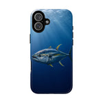 Yellowfin Tuna Phone Case, Deep Blue Water Tough Cover, Gift