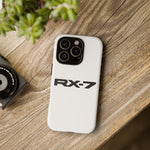 RX-7 Logo Phone Case for JDM Fans, Tough Protective Cover