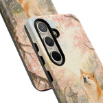 Akita under Cherry Blossoms Dog Breed Phone Case