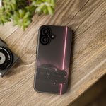 FC RX-7 Pink Neon Fog Column Tough Case