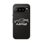 MR2 White Side Silhouette JDM Tough Phone Case Cover Gift