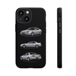 Silver Prelude Sports Coupe Tough Phone Case for JDM Fans