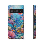 Underwater Coral Reef Phone Case | Colorful Tropical Fish Ocean Scene