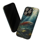Salmon River Fishing Phone Case, Sunlit Current Cover