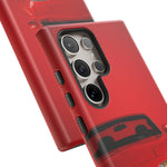 Red Miata Phone Case, NA MX5 90s JDM Roadster Tough Cover