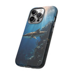 Cobia Reef Phone Case, Shaft of Light Ocean Fishing Tough Cover