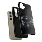 Black Sports Car Illustration 2023 Challenger SRT phone case | Car Drift Reflection