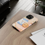 Milk Cookie Phone Case Cute Food Kawaii Tough Cover Gift Art