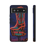 Neon Cowboy Boot phone case | High Noon Saloon design