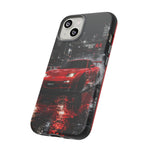 RX7 Phone Case Red, Night Drift JDM Sports Car Tough Cover, Gift