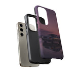 Sunset Skyline GT-R R32 phone case | car reflection, purple dusk