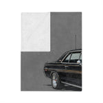 1965 Skylark GS Muscle Car Blanket | Vintage Auto Illustration