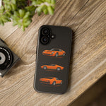 Orange Miura Classic Supercar Tough Phone Case - 3 View