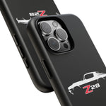 1970 Camaro Z28 White Silhouette Tough Phone Case Cover Gift