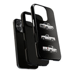 Chevy 1500 OBS Truck Phone Case White, Three-View Vector Cover