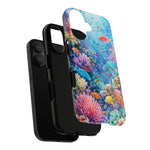 Underwater Coral Reef Phone Case | Colorful Tropical Fish Ocean Scene