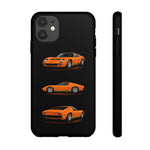 Orange Miura Classic Supercar Tough Phone Case - 3 View