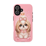 Shih Tzu Princess Kawaii Chibi Puppy Pet Dog Art Tough Phone Case