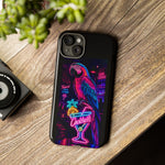 Neon Parrot Cocktails phone case | Tough Cases
