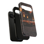 Datsun 240Z Shrine Blossom Dusk Tough Phone Case - Warm Lantern Glow