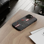 Camaro ZL1 Phone Case, Black Red Racing Stripe Studio Cover, Gift