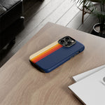 Retro Rainbow Stripe Phone Case | Tough Phone Case