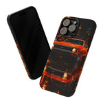 69 Nova SS Phone Case, Rainy City Night Muscle Car Tough Cover