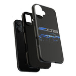 Blue C7 Z06 Sports Car Tough Phone Case Track Style Cover Gift