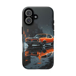 1966 GTO Orange Rainy City Tough Phone Case Cover Gift Art