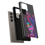 Neon Parrot Cocktails phone case | Tough Cases