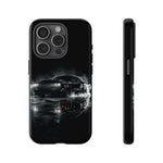 Black Sports Car Illustration 2023 Challenger SRT phone case | Car Drift Reflection