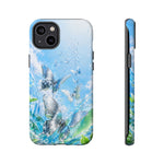 Copy of Silver Butterflies Tough Case | Blue Sky Water Droplets Phone Cover