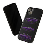 Purple R33 Skyline GTR JDM Sports Car Phone Case Tough Multi View