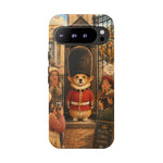 Corgi Royal Guard phone case | Cute British corgi soldier illustration